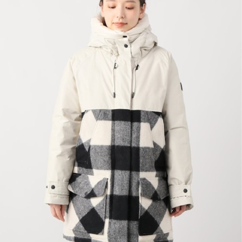 Woolrich buffalo check Tundra down jacket New